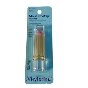 Maybelline Moisture Whip Lipstick New Sealed Pink Tapestry Cream 125FL-12 .15 Oz